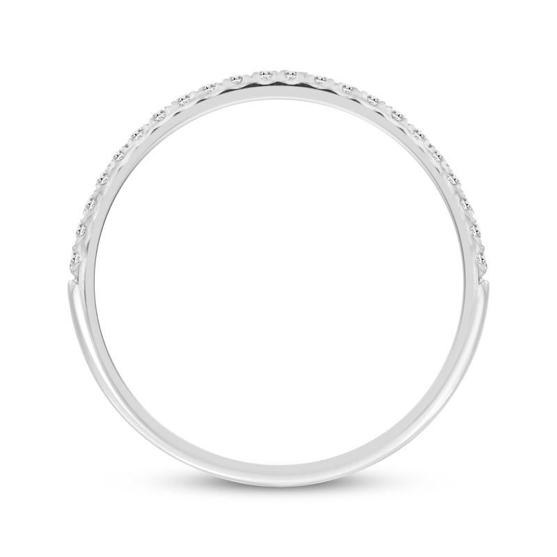 Main Image 3 of Now + Forever Diamond Wedding Band 1/5 ct tw 14K White Gold