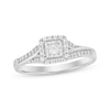 Princess-Cut Diamond Engagement Ring 1/4 ct tw 10K White Gold