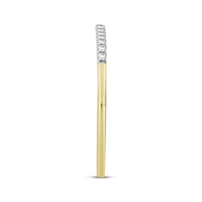 Main Image 2 of Now + Forever Diamond Wedding Band 1/10 ct tw 10K Yellow Gold