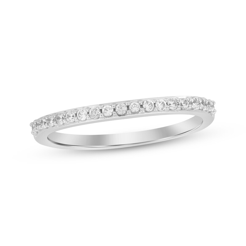 Main Image 1 of Now + Forever Diamond Wedding Band 1/5 ct tw 14K White Gold