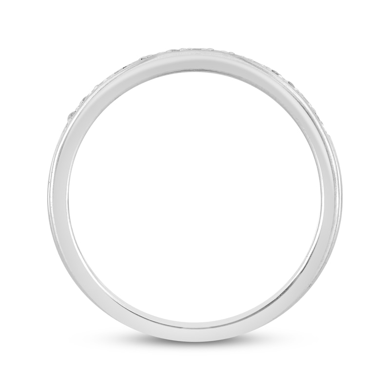 Main Image 3 of Now + Forever Diamond Wedding Band 1/10 ct tw 10K White Gold