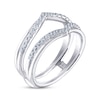 THE LEO Diamond Enhancer Ring 3/8 ct tw Round-cut 14K White Gold