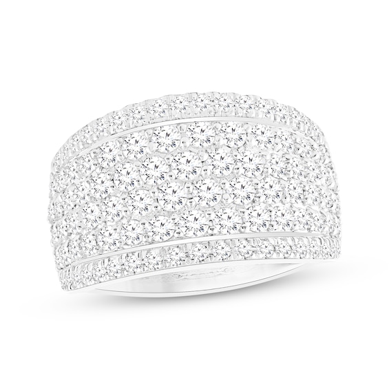 KAY Lab-Grown Diamonds Multi-Row Ring 2 ct tw 14K White Gold