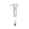 Thumbnail Image 3 of Now + Forever Pear-Shaped & Round-Cut Diamond Engagement Ring 1-1/5 ct tw 14K White Gold