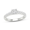 Thumbnail Image 1 of Now + Forever Princess-Cut Diamond Engagement Ring 1-1/3 ct tw 14K White Gold