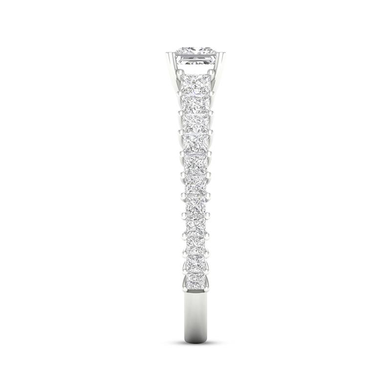 Main Image 3 of Now + Forever Princess-Cut Diamond Engagement Ring 1-1/3 ct tw 14K White Gold