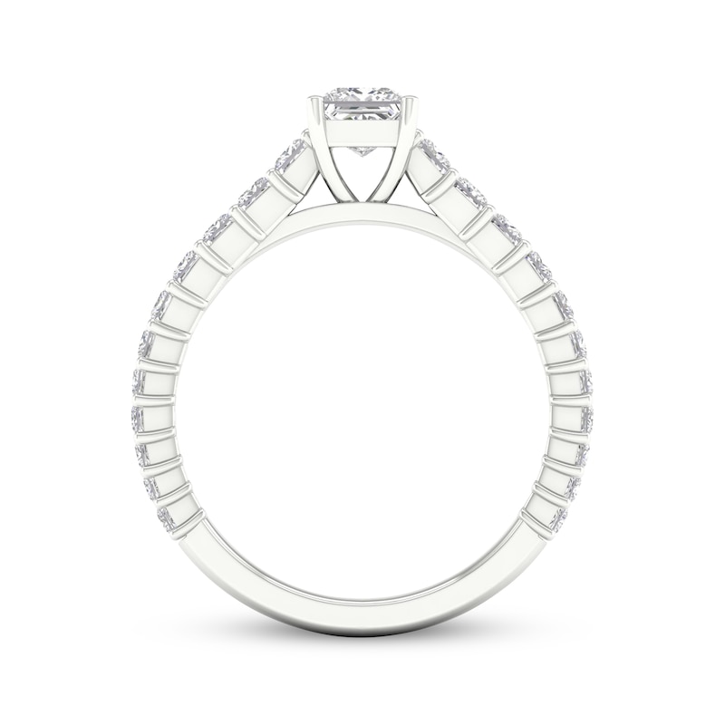 Main Image 4 of Now + Forever Princess-Cut Diamond Engagement Ring 1-1/3 ct tw 14K White Gold