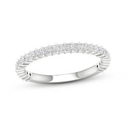 Now + Forever Princess-Cut Diamond Wedding Band 5/8 ct tw 14K White Gold