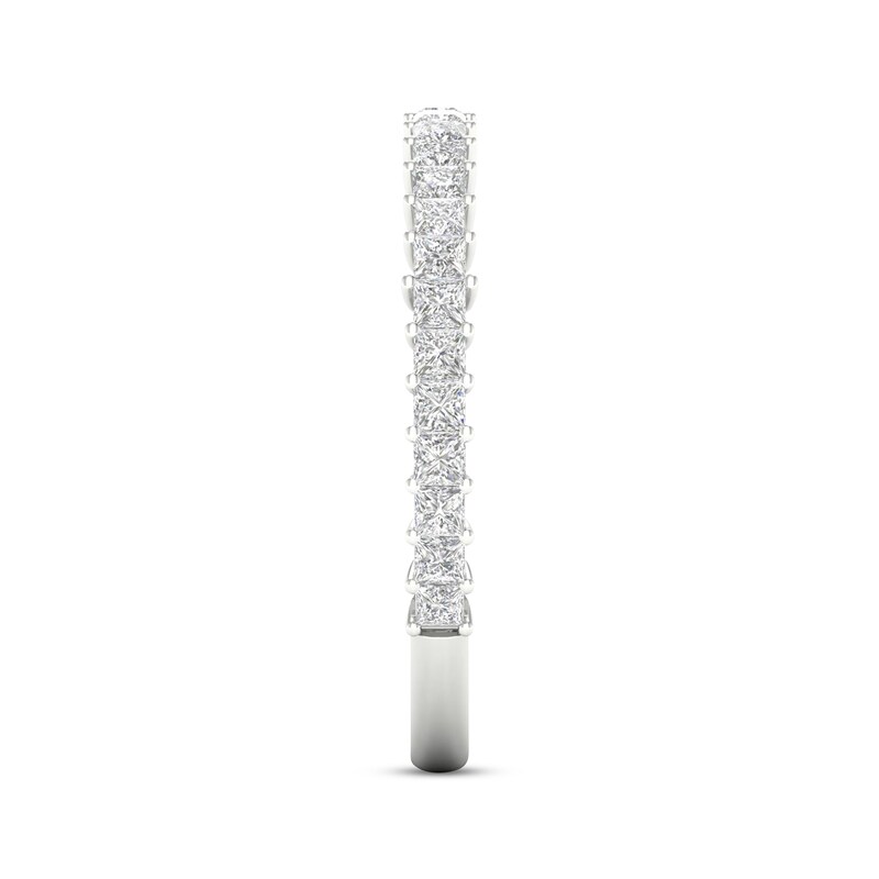 Main Image 3 of Now + Forever Princess-Cut Diamond Wedding Band 5/8 ct tw 14K White Gold