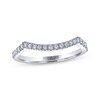 THE LEO Legacy Lab-Created Diamond Contour Wedding Band 1/5 ct tw 14K White Gold