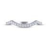 Thumbnail Image 3 of THE LEO Legacy Lab-Grown Diamond Contour Wedding Band 1/5 ct tw 14K White Gold