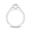 Thumbnail Image 4 of Now + Forever Princess & Round-Cut Engagement Ring 1-5/8 ct tw 14K White Gold