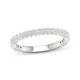 Now + Forever Princess-Cut Diamond Wedding Band 3/4 ct tw 14K White Gold
