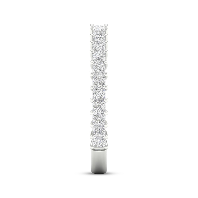Main Image 3 of Now + Forever Princess-Cut Diamond Wedding Band 3/4 ct tw 14K White Gold