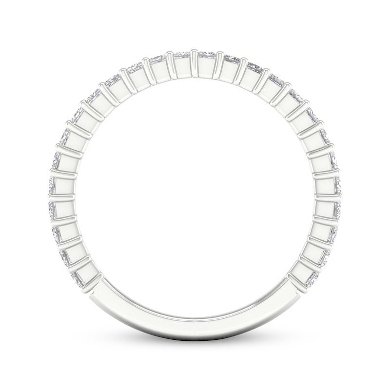 Main Image 4 of Now + Forever Princess-Cut Diamond Wedding Band 3/4 ct tw 14K White Gold