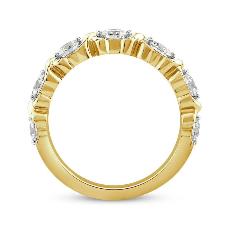 Main Image 2 of Round-Cut Diamond Anniversary Band 1 ct tw 14K Yellow Gold