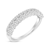 Thumbnail Image 2 of Now + Forever Diamond Double-Row Scalloped Wedding Band 1/2 ct tw 14K White Gold
