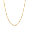 Thumbnail Image 1 of Glitter Rope Chain Necklace 3.8mm Solid 10K Yellow Gold 22&quot;