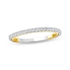 Thumbnail Image 0 of Threads of Love Lab-Created Diamond Wedding Band 1/5 ct tw 14K Two-Tone Gold