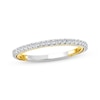 Thumbnail Image 1 of Threads of Love Lab-Grown Diamond Wedding Band 1/5 ct tw 14K Two-Tone Gold