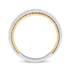 Thumbnail Image 3 of Threads of Love Lab-Grown Diamond Wedding Band 1/5 ct tw 14K Two-Tone Gold
