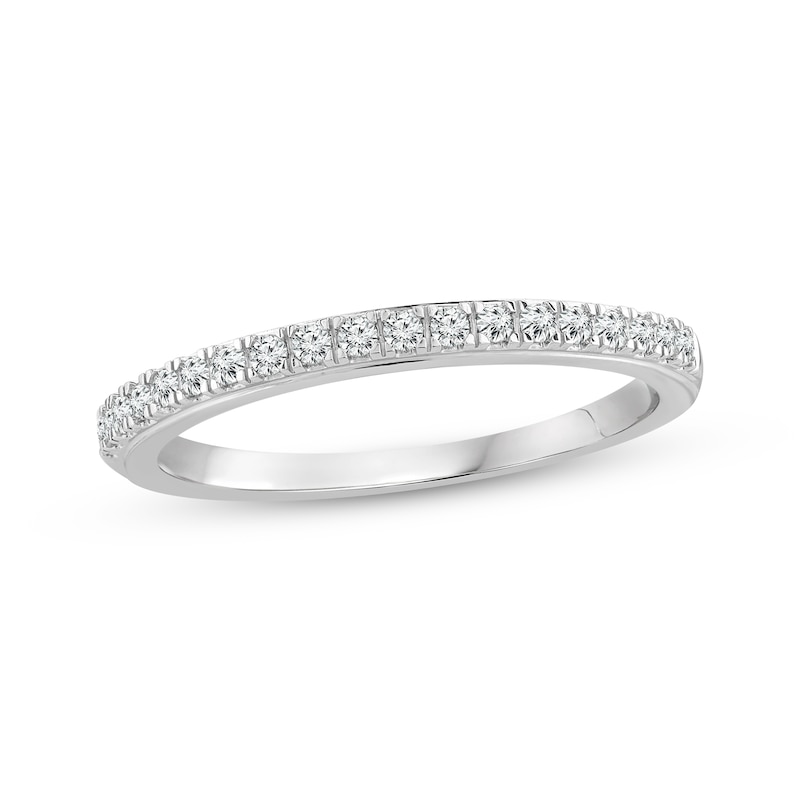 Main Image 1 of Now + Forever Diamond Wedding Band 1/5 ct tw 14K White Gold