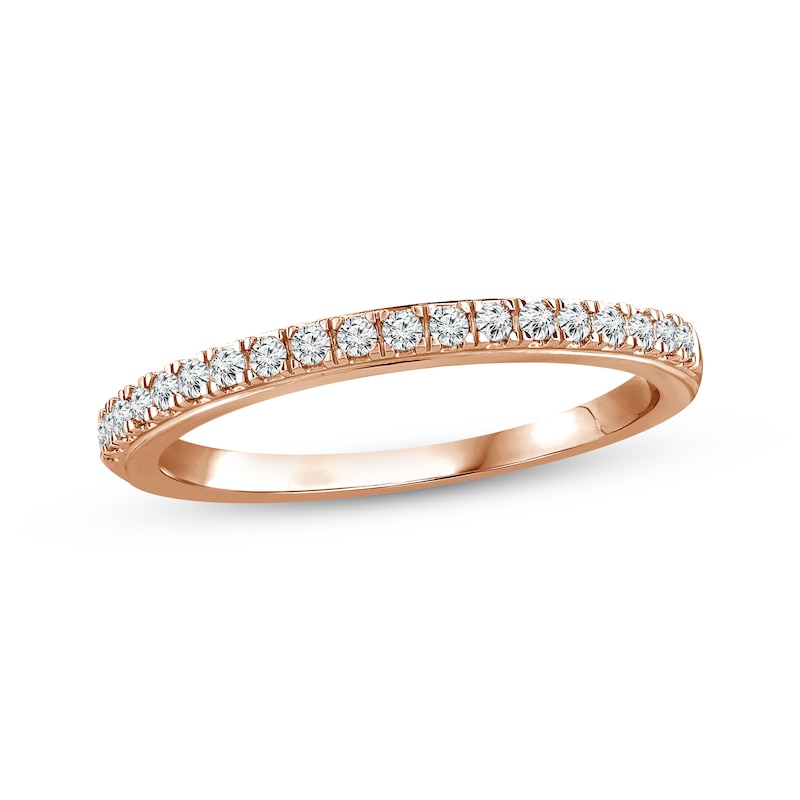 Main Image 1 of Now + Forever Diamond Wedding Band 1/5 ct tw 14K Rose Gold