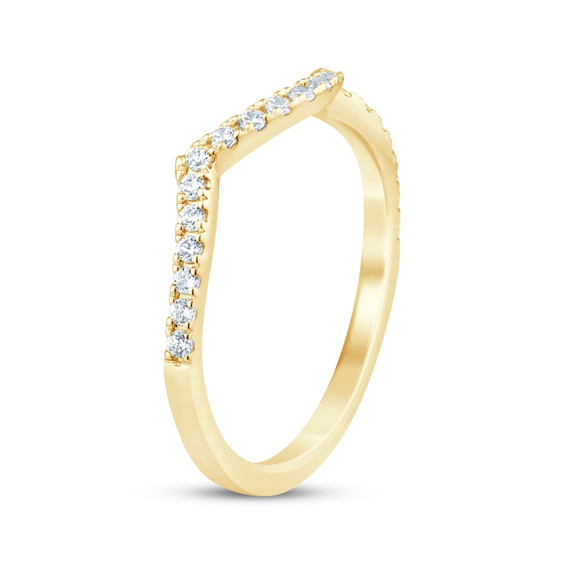 Main Image 2 of Now + Forever Round-Cut Diamond Wedding Band 1/5 ct tw 14K Yellow Gold