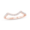Thumbnail Image 1 of Now + Forever Round-Cut Diamond Wedding Band 1/5 ct tw 14K Rose Gold