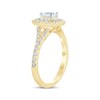 Thumbnail Image 2 of Now + Forever Pear-Shaped Diamond Double Frame Engagement Ring 1 ct tw 14K Yellow Gold