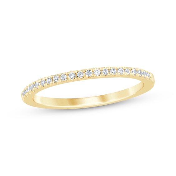 Diamond Wedding Ring 1/8 ct tw 14K Yellow Gold