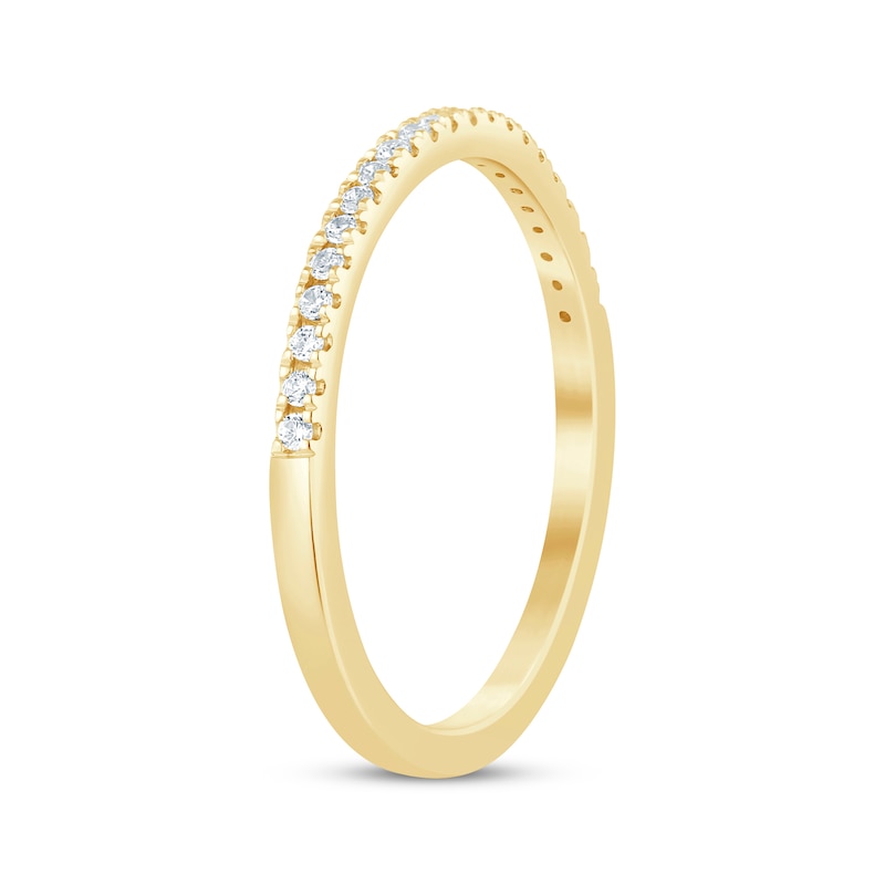 Main Image 2 of Now + Forever Diamond Wedding Ring 1/8 ct tw 14K Yellow Gold