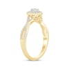 Thumbnail Image 1 of Oval-Cut Diamond Engagement Ring 1/2 ct tw 14K Yellow Gold