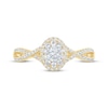 Thumbnail Image 3 of Now + Forever Oval-Cut Diamond Engagement Ring 1/2 ct tw 14K Yellow Gold
