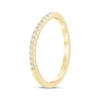 Thumbnail Image 2 of Now + Forever Diamond Curved Wedding Ring 1/5 ct tw 14K Yellow Gold