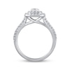 Thumbnail Image 3 of Now + Forever Lab-Grown Diamonds Cushion Frame Engagement Ring 1 ct tw 14K White Gold