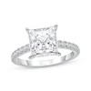 Thumbnail Image 1 of Lab-Grown Diamonds Princess-Cut Engagement Ring 3-1/2 ct tw 14K White Gold