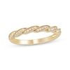 Thumbnail Image 1 of Now + Forever Diamond Twist Wedding Band 1/10 ct tw 10K Yellow Gold