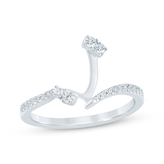 Now + Forever Diamond Wedding Band 1/5 ct tw 14K White Gold