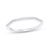 Thumbnail Image 1 of Now + Forever Diamond Contour Wedding Band 1/8 ct tw 14K White Gold