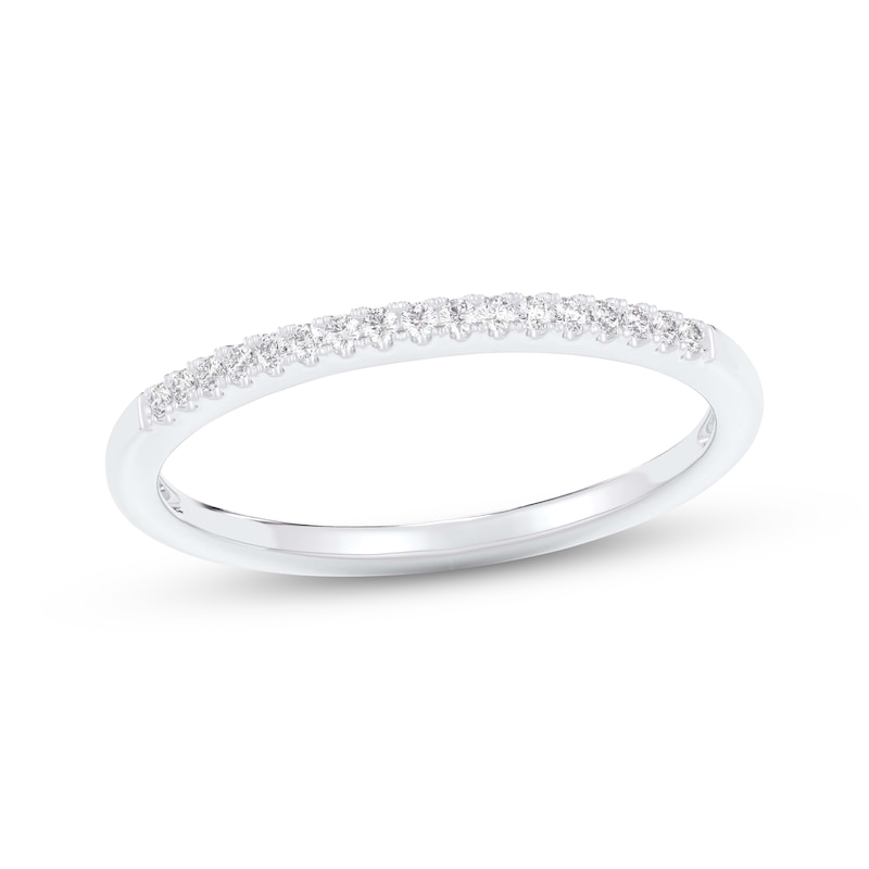 Main Image 1 of Now + Forever Diamond Wedding Band 1/10 ct tw 10K White Gold