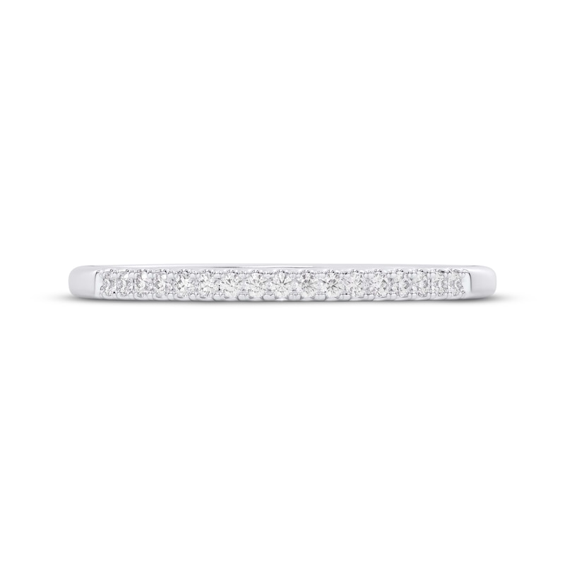 Main Image 3 of Now + Forever Diamond Wedding Band 1/10 ct tw 10K White Gold
