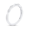 Thumbnail Image 1 of Diamond Twist Wedding Band 1/10 ct tw 10K White Gold