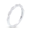Thumbnail Image 2 of Now + Forever Diamond Twist Wedding Band 1/10 ct tw 10K White Gold