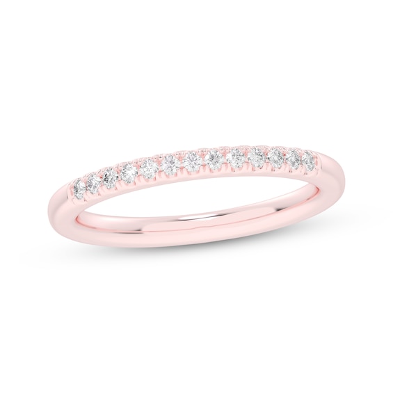 Now + Forever Diamond Wedding Band 1/10 ct tw 10K Rose Gold