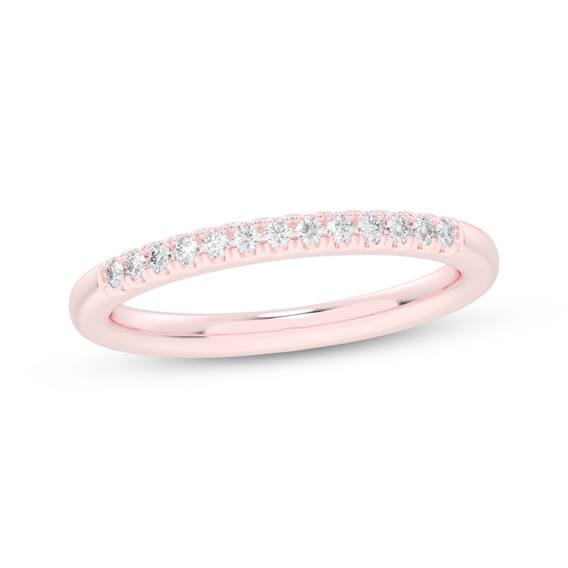 Main Image 1 of Now + Forever Diamond Wedding Band 1/10 ct tw 10K Rose Gold