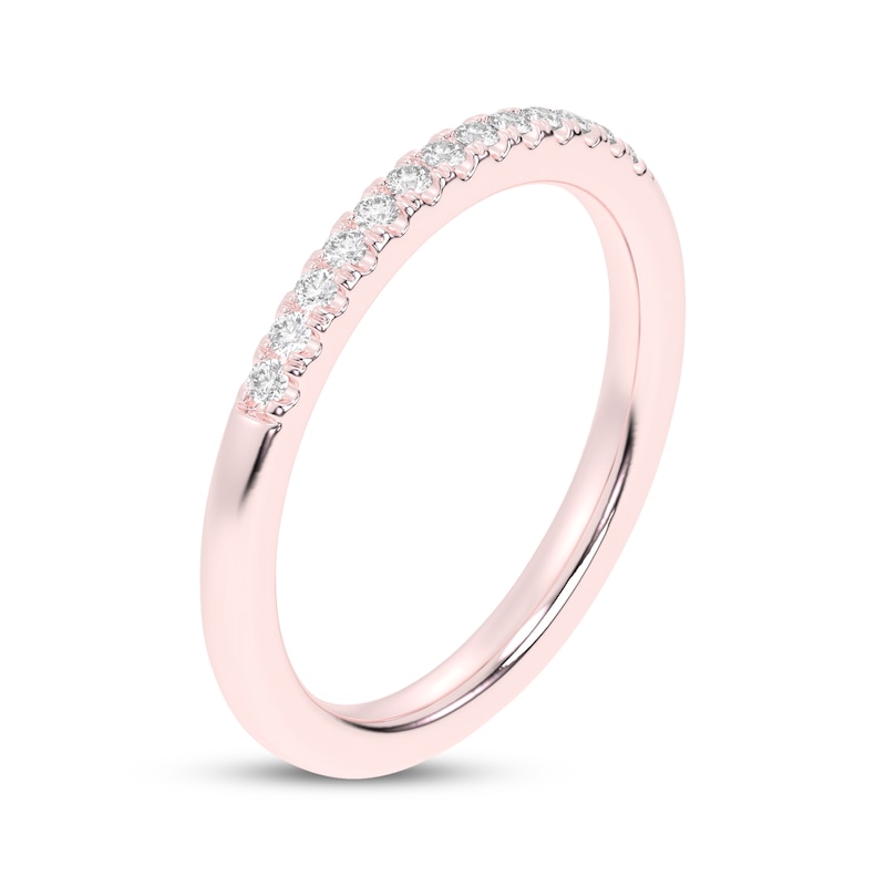 Main Image 2 of Now + Forever Diamond Wedding Band 1/10 ct tw 10K Rose Gold