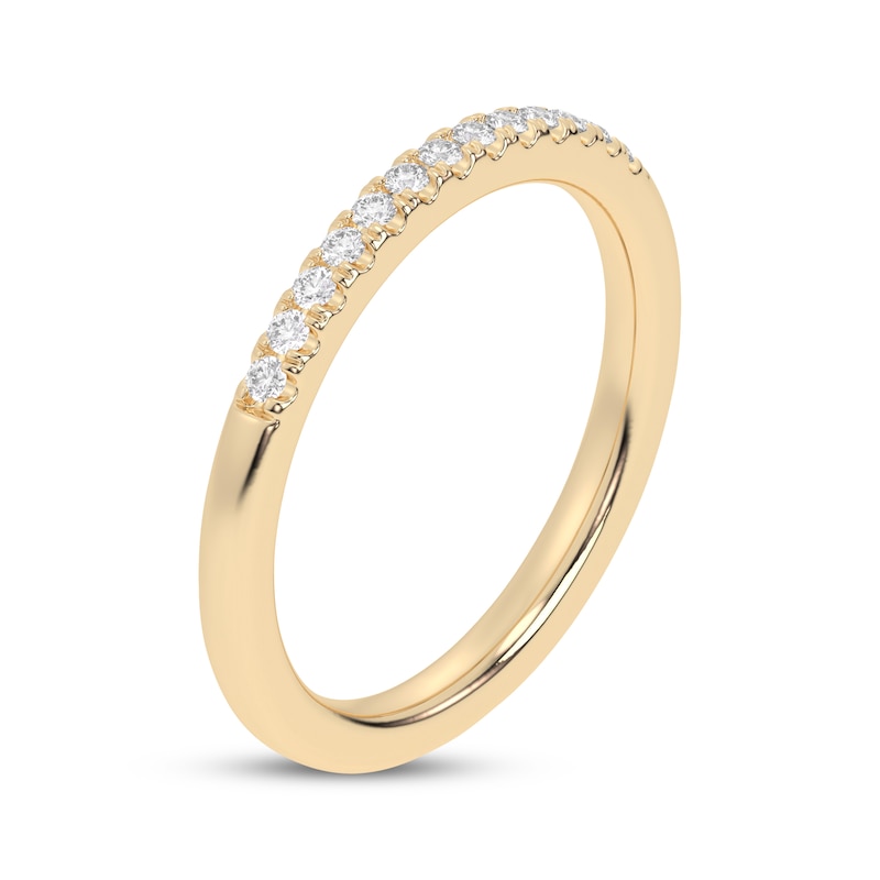 Main Image 2 of Now + Forever Diamond Wedding Band 1/10 ct tw 10K Yellow Gold