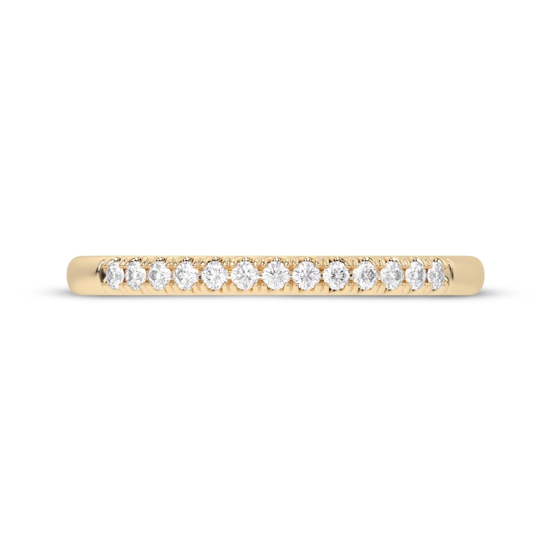 Main Image 3 of Now + Forever Diamond Wedding Band 1/10 ct tw 10K Yellow Gold