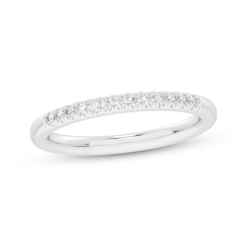 Main Image 1 of Now + Forever Diamond Wedding Band 1/10 ct tw 10K White Gold